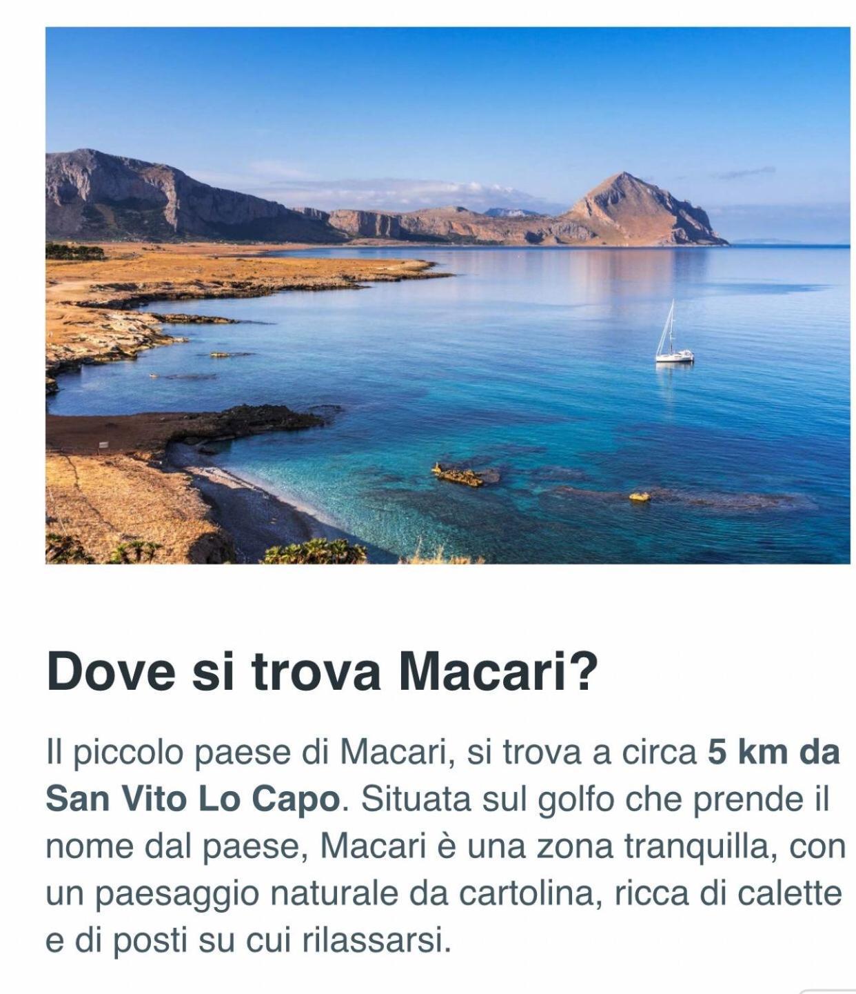 Appartamento Casa Magnolia San Vito Lo Capo Exterior foto